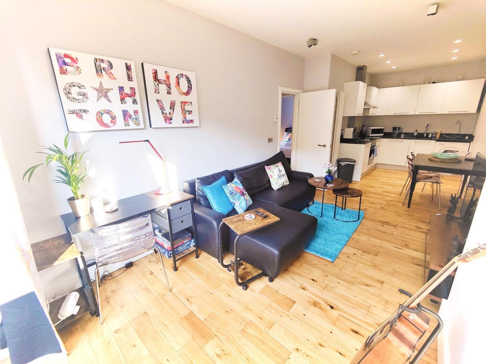 Modern Central Brighton Patio Flat - Free Parking! Ngoại thất bức ảnh